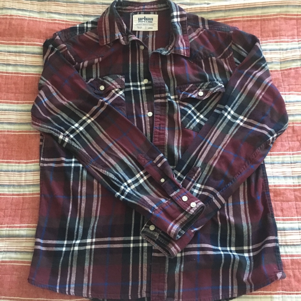 Maroon Flannel
